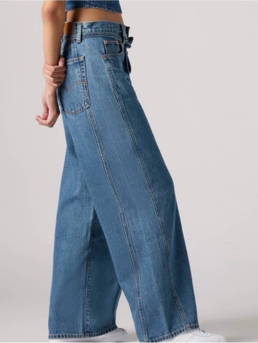 Levi's Premium XL Baggy Straight Seamed Jeans Size 29